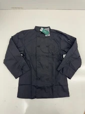 Chef Trends Black Long Sleeve Work Shirt Unisex Adults Size XS