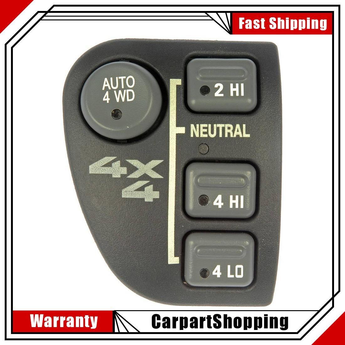 Dorman Transfer Case Dash Switch for Chevy Envoy Pickup Truck S10 S-15 4x4 4wd