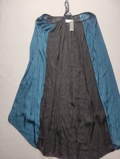 Banana Republic Women Dress Medium Black/Blue Tent Knee Length Polyester Casual