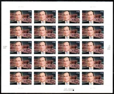 MALACK 3882 VF/XF NH, 37c Moss Hart Sheet, post offi..MORE.. sheet3882