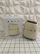 Smeg Ceppo Bianco 50's Style nuovo e originale Knife Block cucina porta coltelli