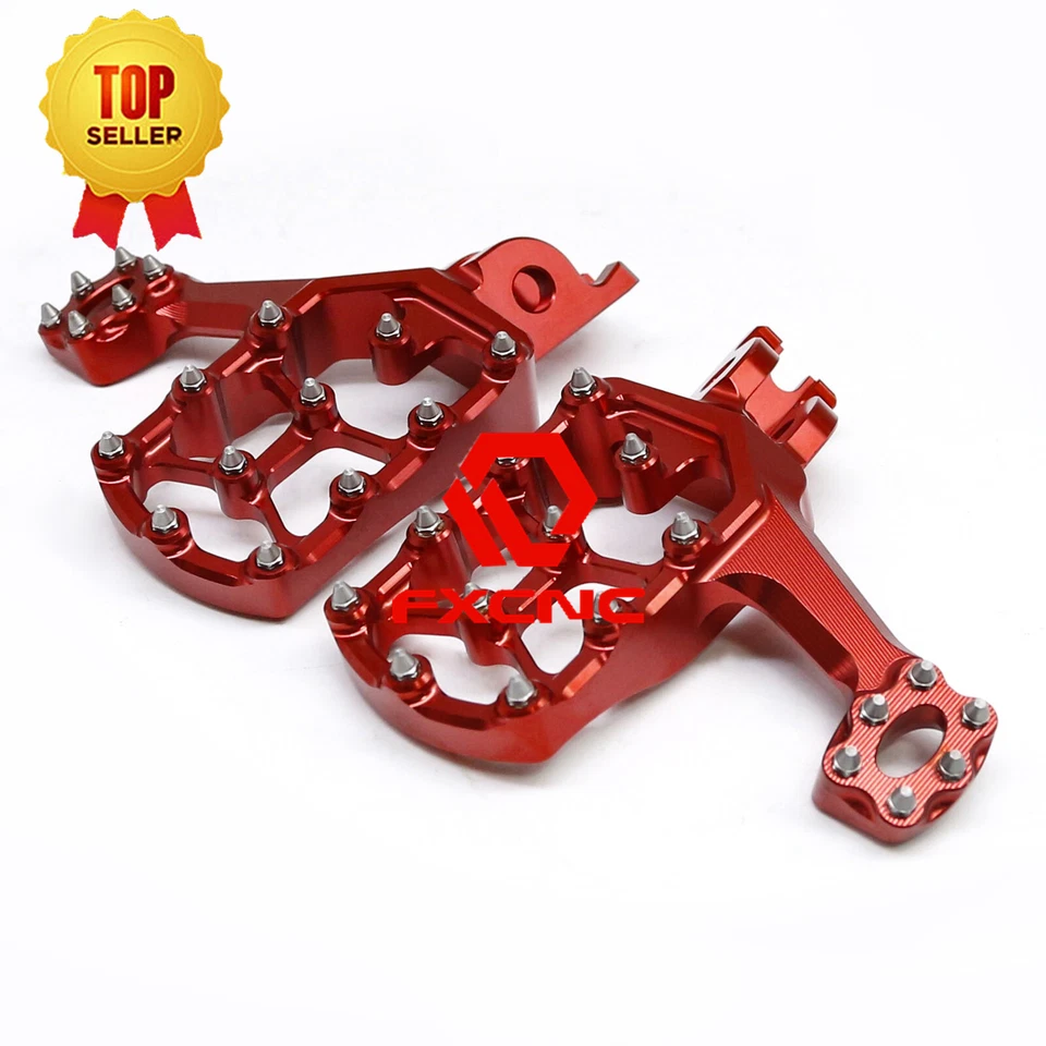 适用于 CR125/250 CRF250R CRF450R CRF450X 数控枢轴脚钉踏板脚凳 — 第 3/4 张图片