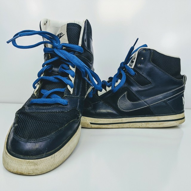 Nike Delta Force High Ankle Blue Size 10.5 Mens Blue Laces | eBay