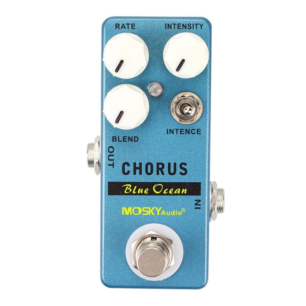 MOSKY Blue Ocean Guitar Chorus Effect Pedal True Bypass Full Metal