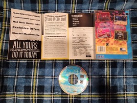 Sonic CD for US Sega CD (1993) In Case w/Manual + Warranty Card Tested Authentic