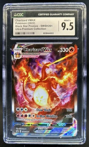 2019-2023 Pokemon SWSH Black Star Promos Charizard VMAX #SWSH261 CGC 9.5