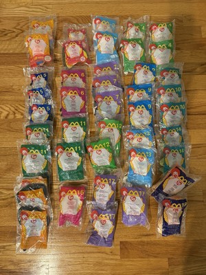 2000 TY TEENIE BEANIE BABIES MCDONALDS Rare HAPPY MEAL TOYS Lot Of 33 Colectible