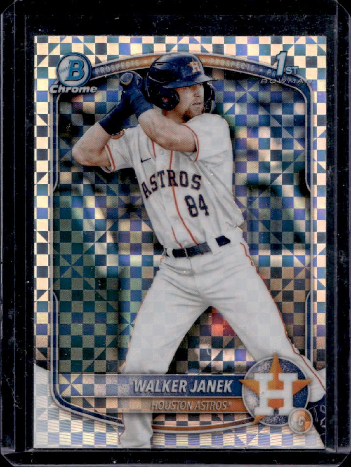 2025 Bowman Walker Janek Chrome X-Fractor 1st Prospect #BCP-15 Astros