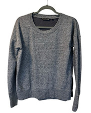 Athleta Gray Pullover Sweatshirt Cotton Blend Women's Size S RN 54023