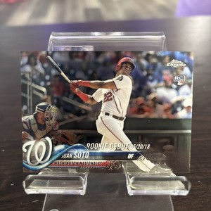 Juan Soto Topps Chrome Rookie Card | eBay