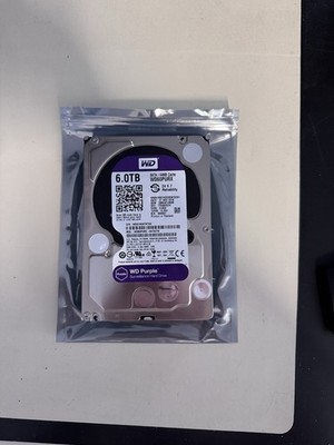 Western Digital Purple 6 TB, 3.5 inch, WD60PURXHard Drive, Used, Tested, 24x7