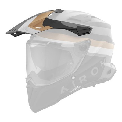Frontino Casco Airoh Commander 2 Doom Gold Matt Neu