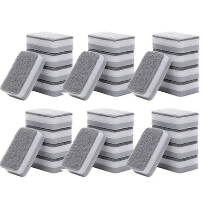 Kitchen Dish Sponge Double Sided Scouring Pad Heavy Duty Cleaning Scrubber Wipes