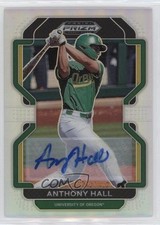 2022 Panini Prizm Draft Picks Silver Prizm Auto Anthony Hall #PDP130 Auto e5p
