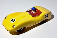 TRI-ANG SCALEXTRIC VINTAGE ORIGINAL 1960-1961 YELLOW MM/C.56 LISTER JAGUAR