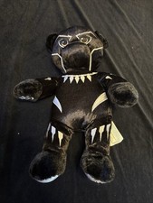 NEW Build A Bear Black Panther Marvel Avengers T'Challa BAB 16" Stuffed Plush