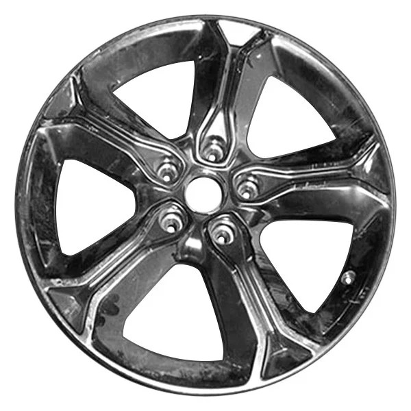 For Dodge Journey 15-17 Alloy Factory Wheel 5-Spoke Dark Smoked Silver 19x7