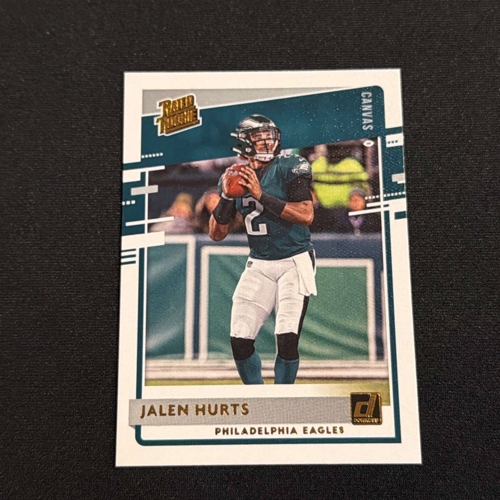 2020 PANINI DONRUSS RATED ROOKIE CANVAS #314 JALEN HURTS RC EAGLES