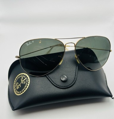 Vintage Ray-Ban Thin Wire Rim Aviator Sunglasses Description AS