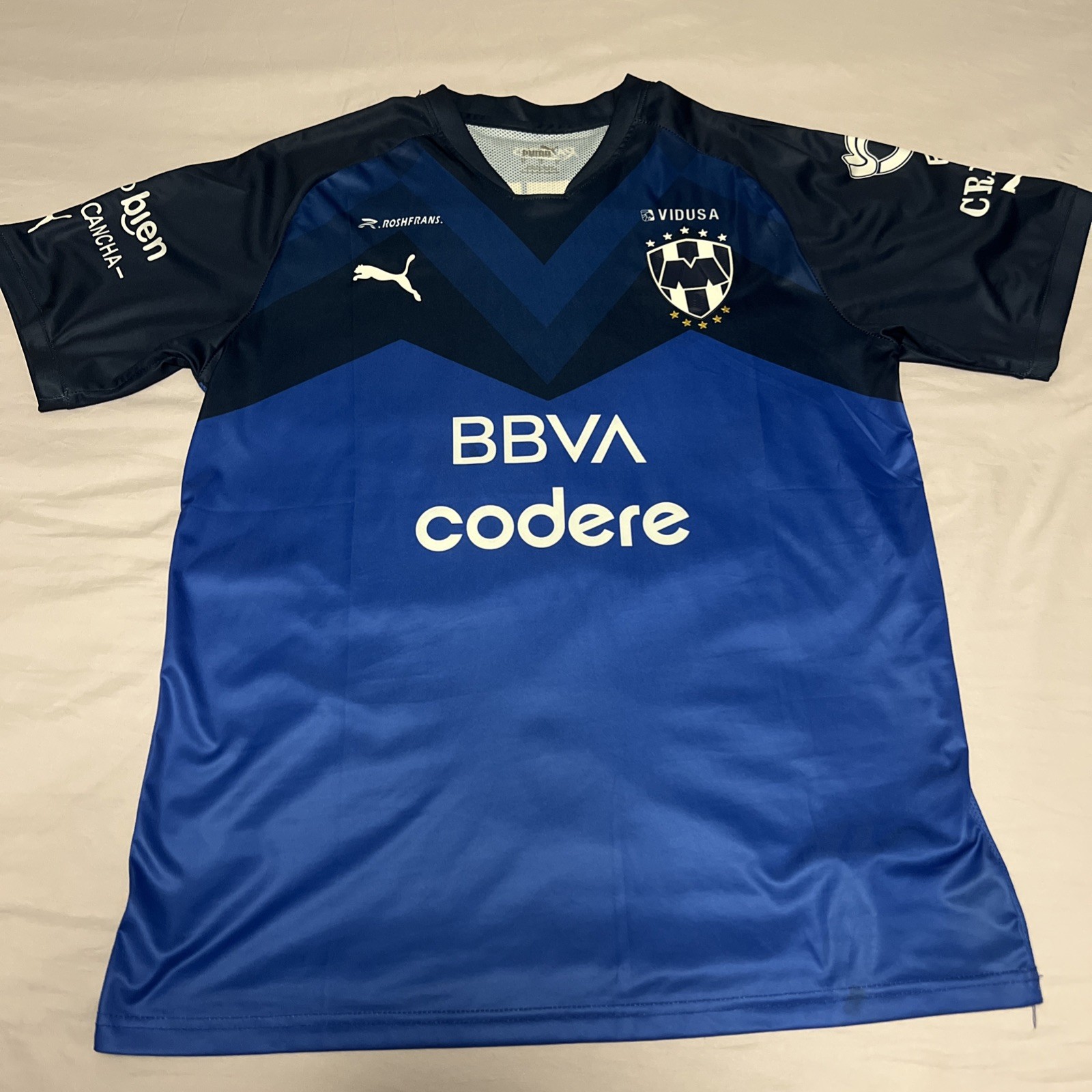 2022-2023 Rayados de Monterrey soccer Jersey   Men’s XL 