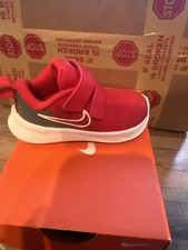 Nike Star Runner 3 TDV University Red DA2778-607 Size 5C