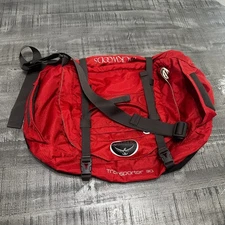 Osprey Backwoods Transporter 30 Ripstop Duffel Bag Red Hiking Camping Travel