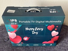 IPS 15.6" Portable Digital TV Multimedia ATSC LED Widescreen NEW NIB