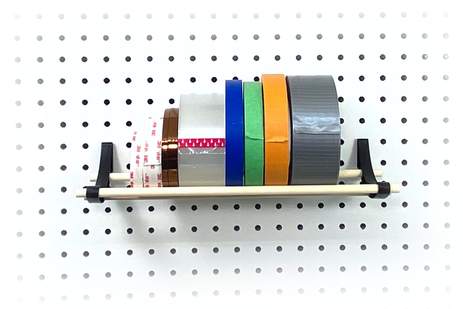 Pegboard Organizer 12in Kit for Tapes, Ribbons  More - Efficient Craft Storage