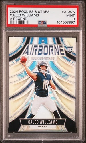 2024 PANINI ROOKIES & STARS AIRBORNE #ACWS CALEB WILLIAMS PSA 9