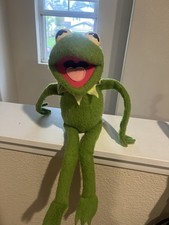 VIntage 1976 Fisher Price Toys KERMIT THE FROG Jim Henson Muppet Doll #850