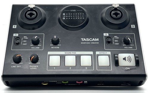 Tascam US-42 MiNiSTUDIO Creator USB Audio Interface for Podcasting WORKS - Picture 1 of 5