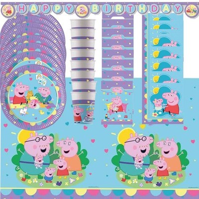 Peppa Pig Made With Love Birthday Party Supplies Partyware, Decorations Balloons