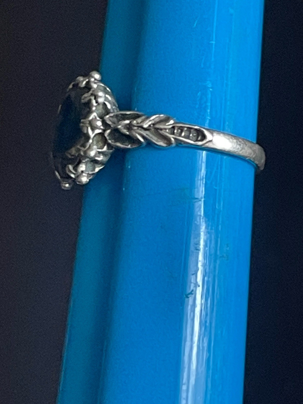 Edwardian Bernard Instone? Solid Silver Ring Sz L… - image 17