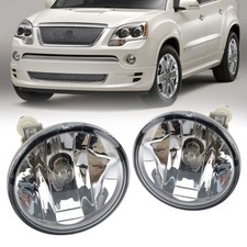 For Gmc Acadia 2007-2012 Pair Clear Lens Front Bumper Fog Light Driving Lamp For Gmc Acadia 2007-2012 Pair Clear Lens Front Bumper Fog Light Driving Lamp
