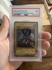 2010-17 Yu-Gi-Oh! Red-Eyes B. Dragon LOB-070 Unlimited PSA 9