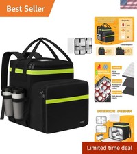 Food Delivery Backpack with 7 Cup Holders, Extra Large Insulated Delivery Bag...