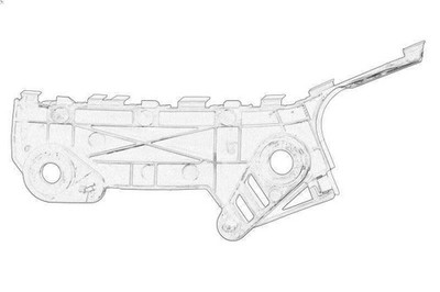 Bumper Bracket OE MAZDA GHP9-50-0T1B for 6 Estate (GJ, GL) 2.2 2012-2018