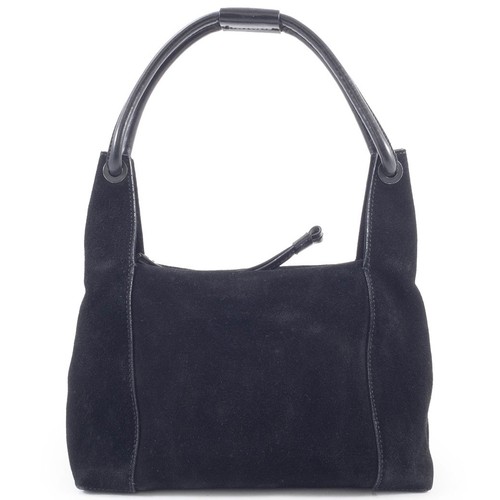 GUCCI Bag Tote Shoulder Women's suede 101333 Black small