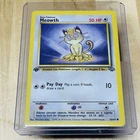 1999 Meowth 56/64 1st Edition Jungle Common English Nintendo LP Pokémon Card