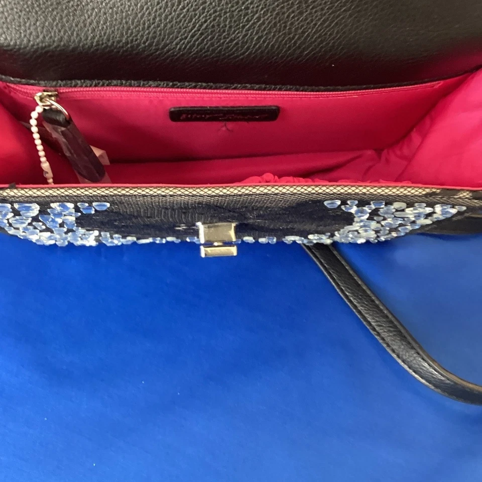 Betsey Johnson Kitsch Lace Bling It Retro Phone Crossbody Works - Image 4 of 4