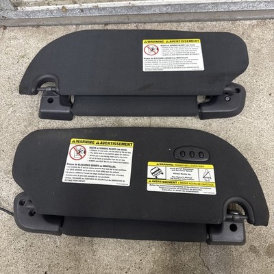 07-14 Ford Expedition Lincoln Navigator Sun Visor LH RH Homelink Black Light OEM