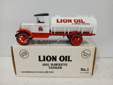 ERTL 1931 Hawkeye Tanker DieCast Bank Lion Oil 1:34 Scale NIB