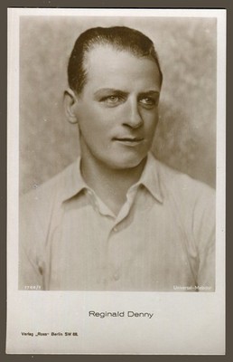 [61100] REGINALD DENNY Vintage 1930s Ross Verlag Real Photo Postcard RPPC Actor.