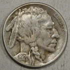 1920-S Buffalo Nickel, Very Fine+, Complete Horn, Original   1103-03