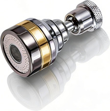 360  Swivel Kitchen Faucet Aerator Replacement 2-Function Kitchen Faucet Sprayer