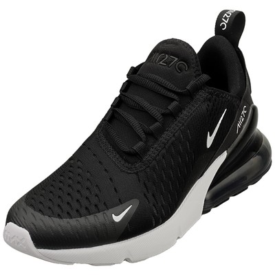 junior black and white nike 270