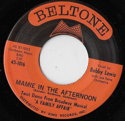 Mamie In The Afternoon / Yes, Oh Yes, It Did / Bobby Lewis EX