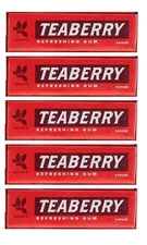 Teaberry Chewing Gum - Classic Retro Nostalgic Yummy Flavor Originated by Clark'