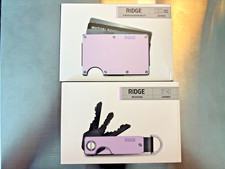 Ridge Wallet Lavender + Key Case Bundle New i...