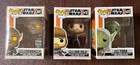 Funko POP! Star Wars Concept Series Lot of 3 Chewbacca 387 Han Solo 472 Yoda 425